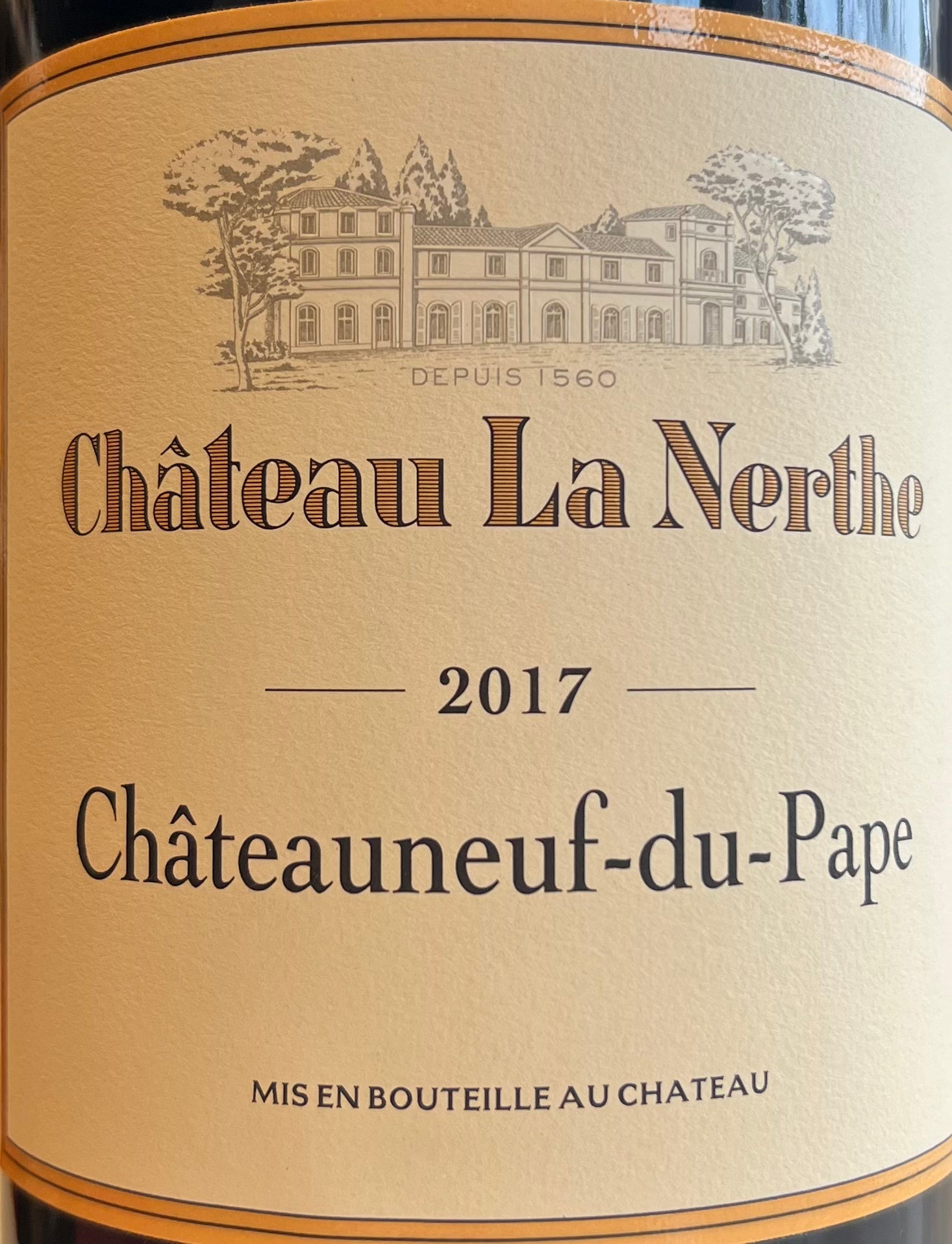 2017 Chateau Le Nerthe Chateauneuf - du - Pape Red Wine 3L Double Magnum