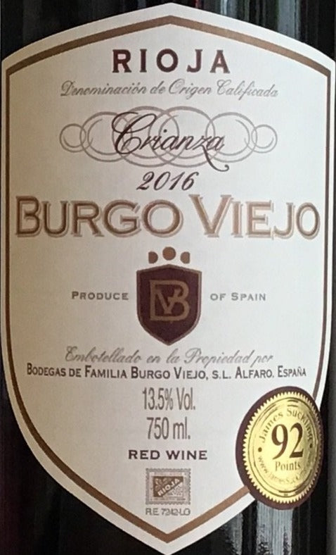 Rioja Crianza Wine - Burgo Viejo