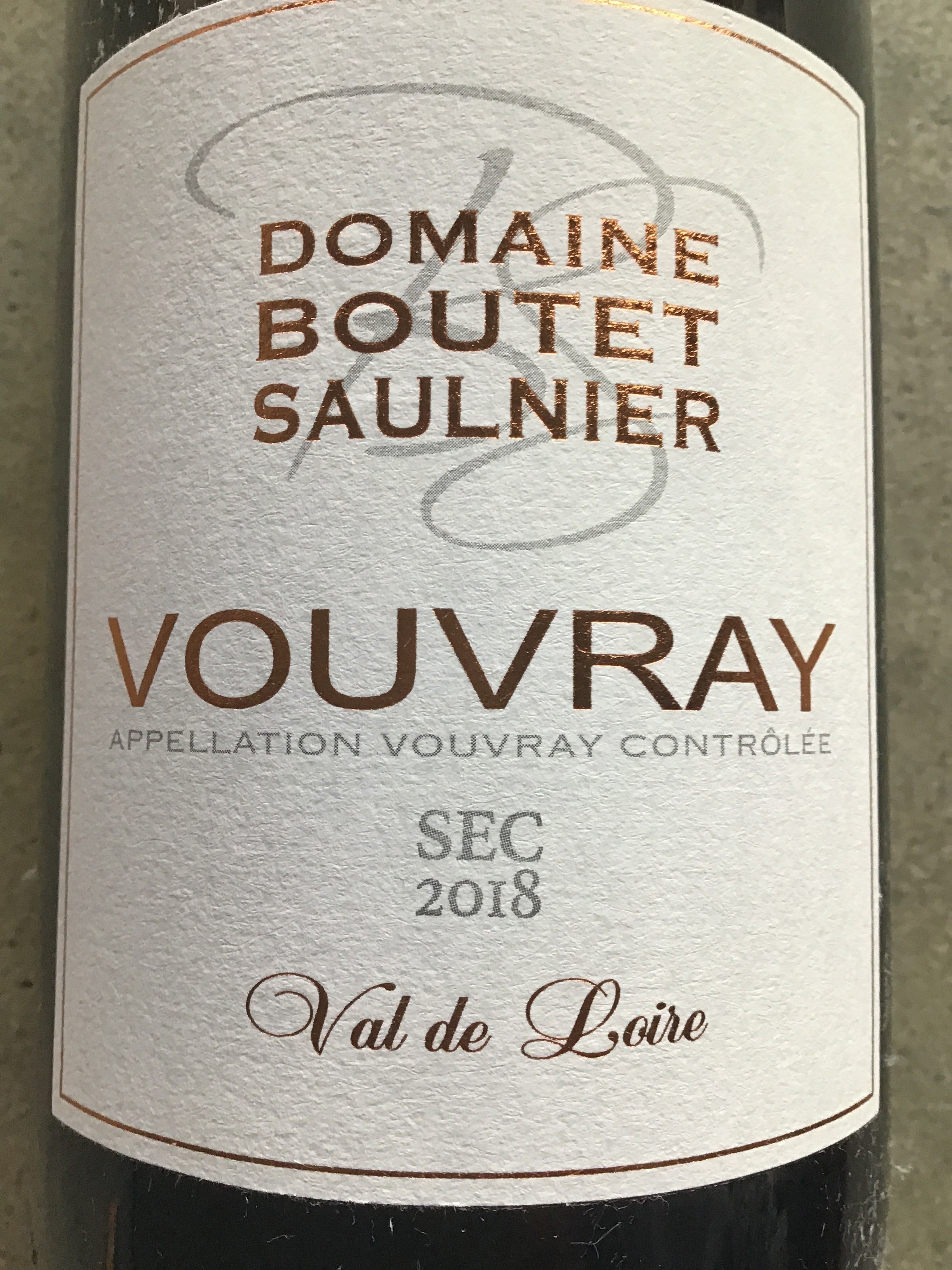 Domaine Boutet Saulnier Dry White Wine - Vouvray Sec