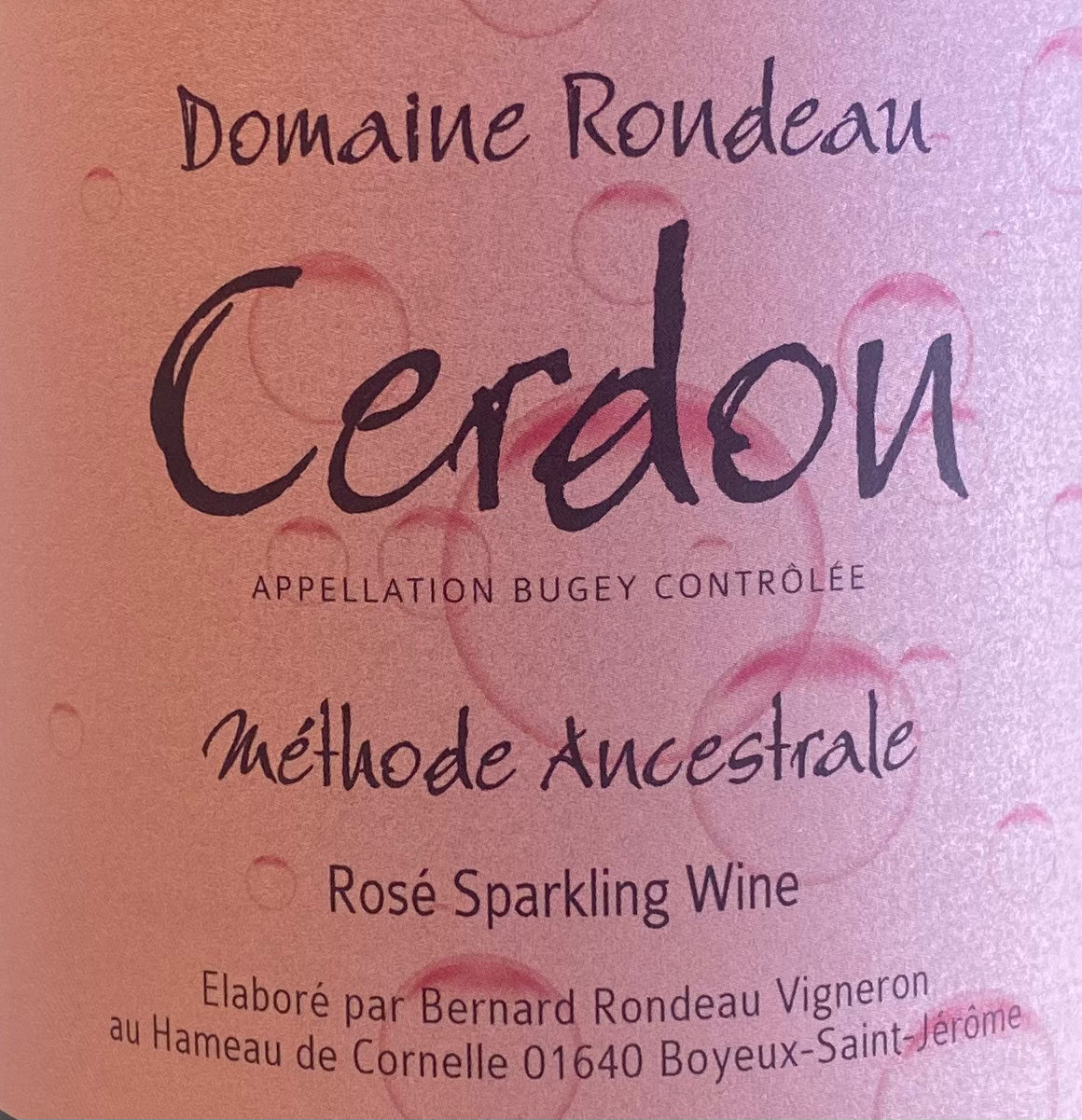 Gorgeous Ancestral-Method Rondeau Bugey Cerdon Wine from France