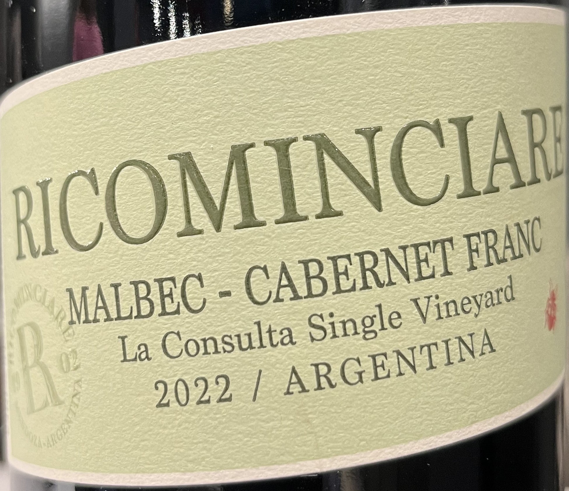 Ricominciare 'La Consulta Single Vineyard' Premium Red Wine Blend
