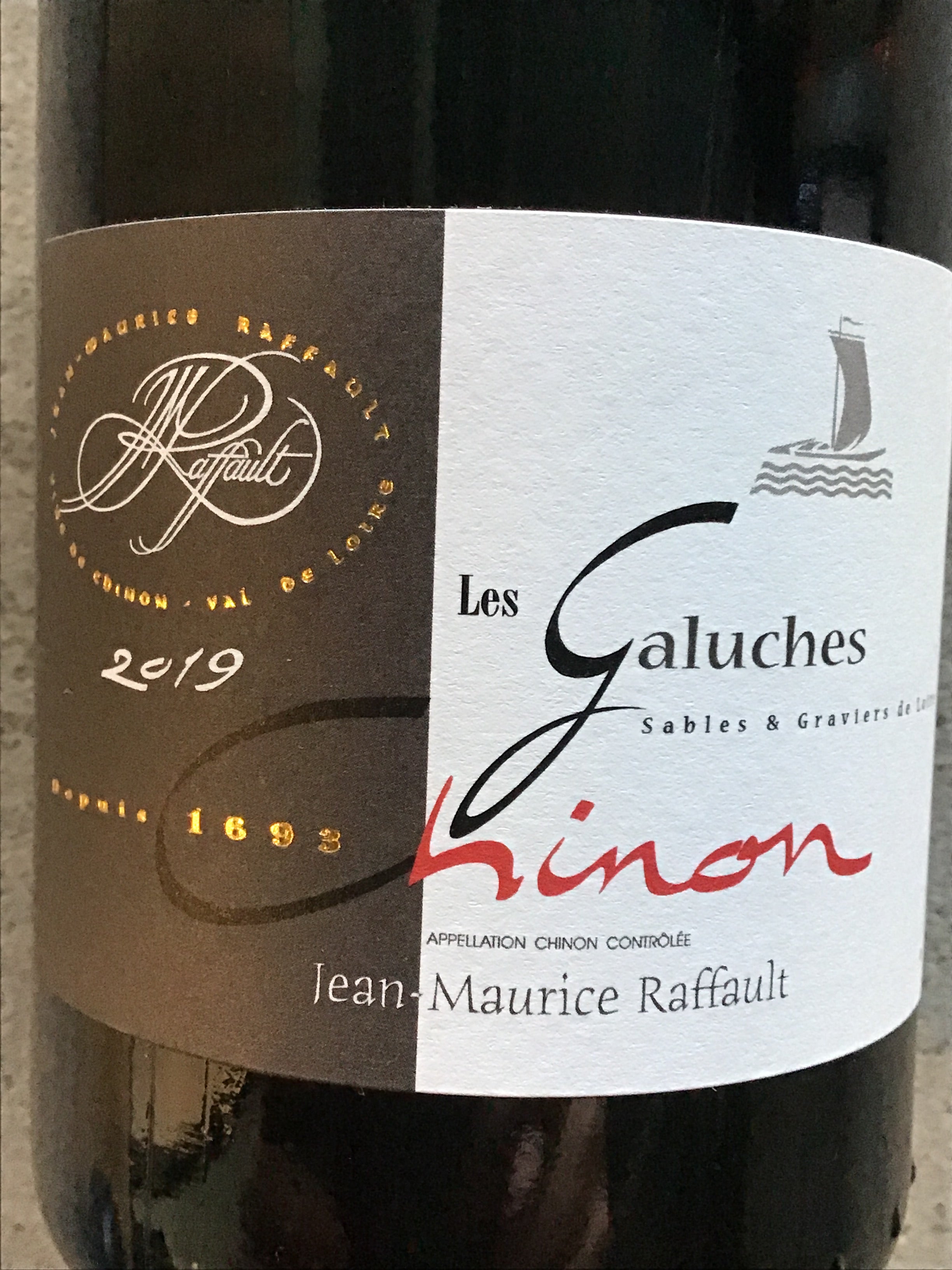 Raffault 'Les Galuches' Cabernet Franc Red Wine from Chinon - 2019 Vintage