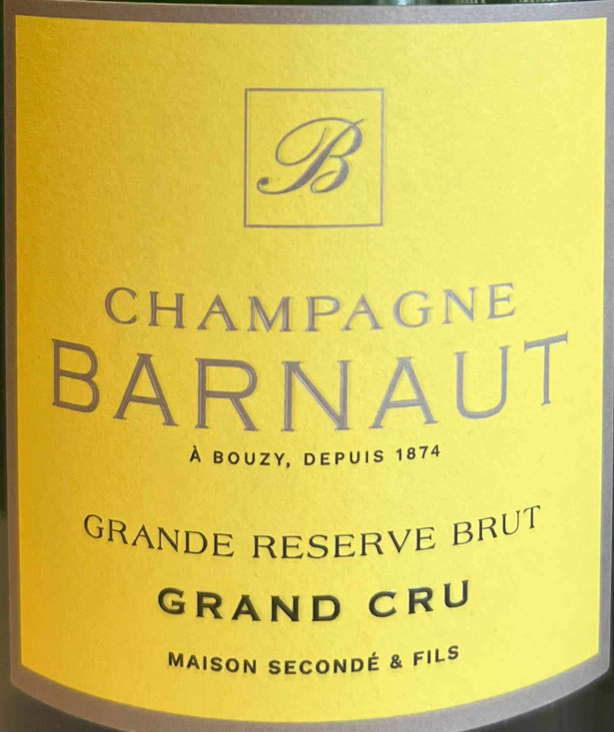 Barnaut Champagne from Bouzy 'Grande Reserve' Grand Cru - High - Quality Sparkling Wine