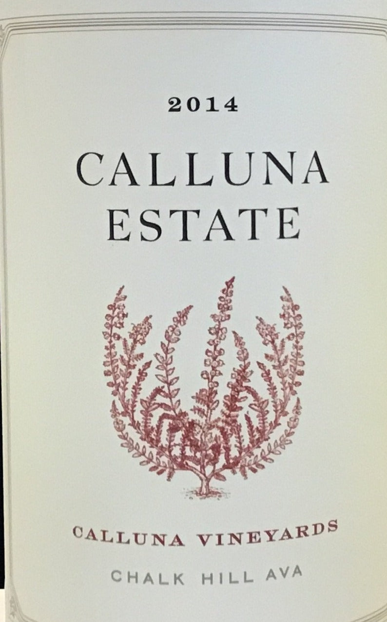 Calluna Estate Red Wine Blend - 2014 Chalk Hill AVA