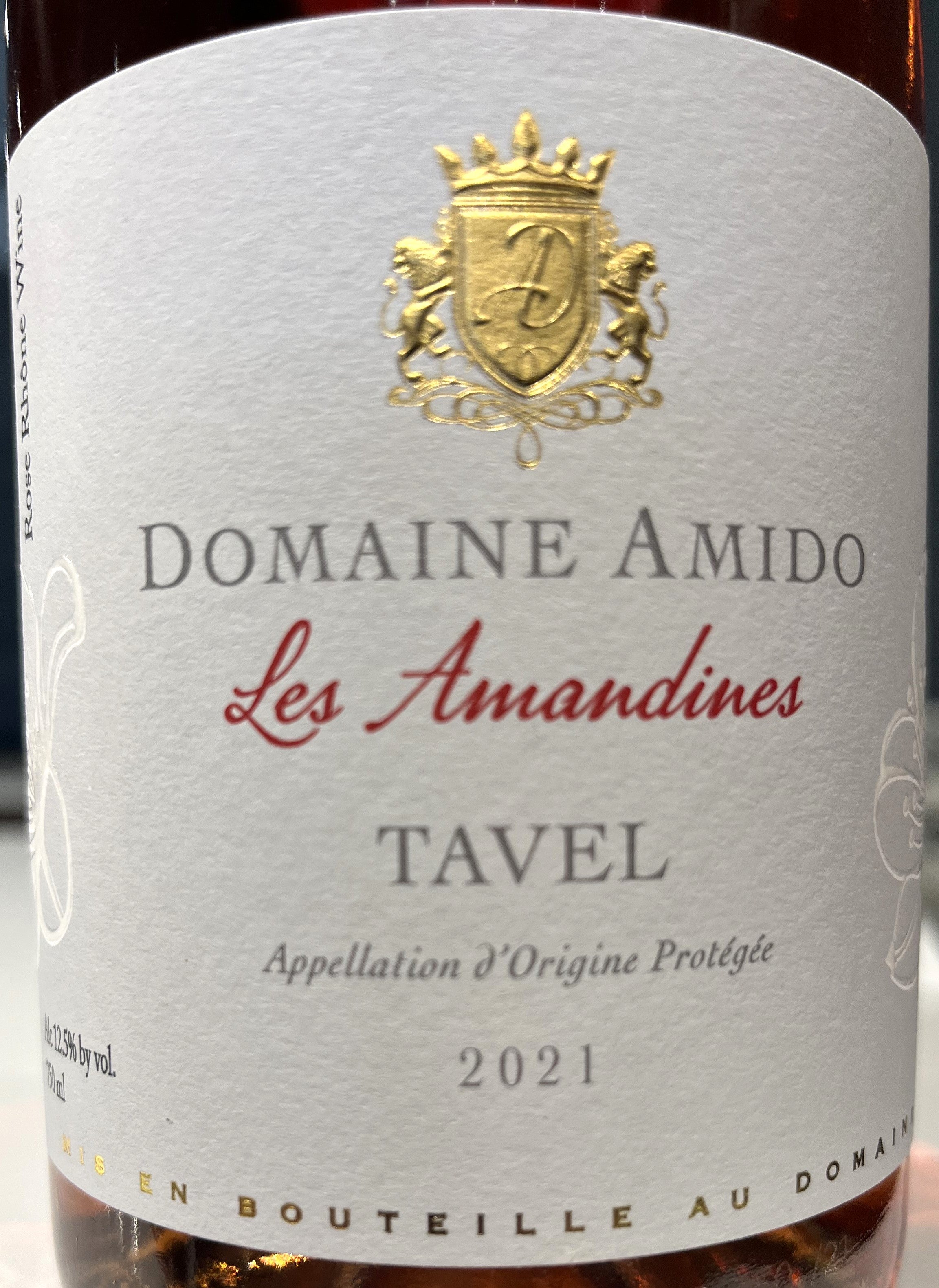 Domaine Amido 'Les Amandines' Rose Wine - Tavel, France