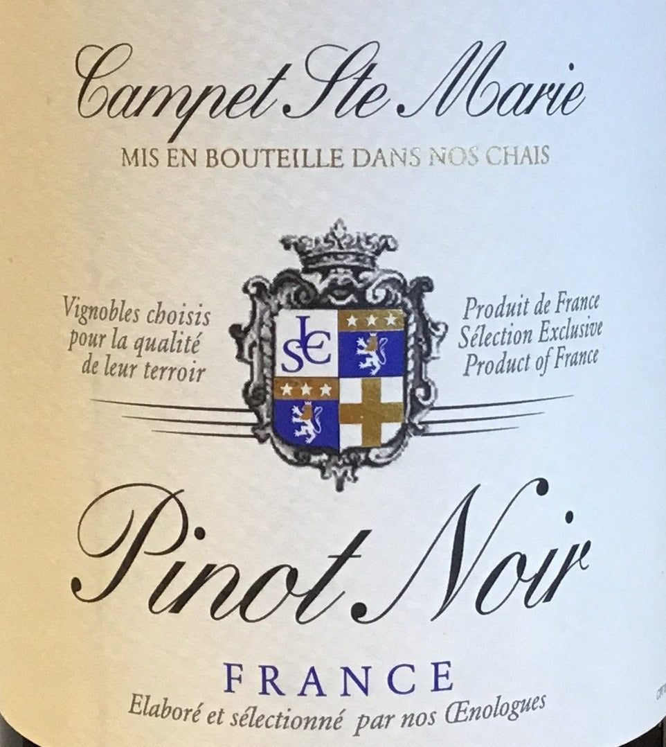 Campet Ste Marie Pinot Noir Red Wine from Pays d'Oc, France