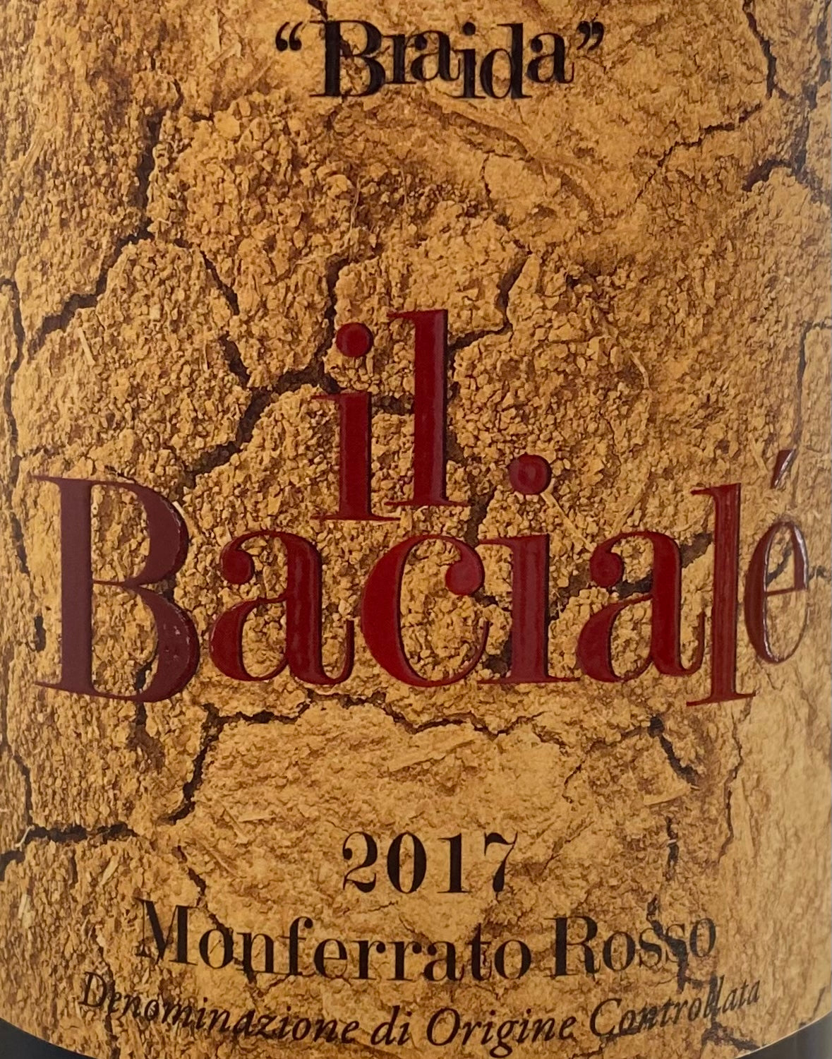 Braida 'Baciale' Montferro Rosso Red Wine - 2017 Vintage