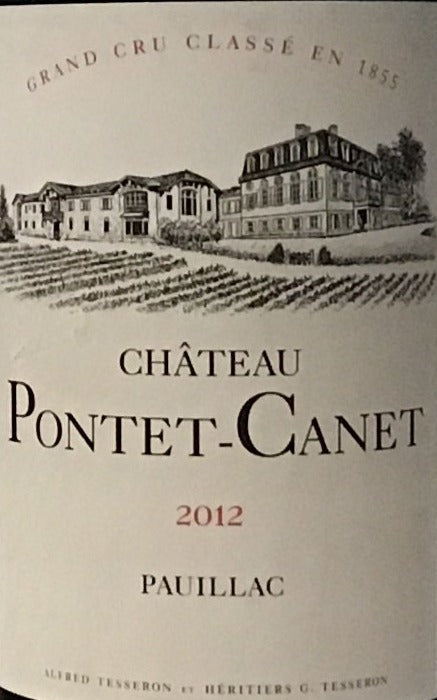 Fine Red Wine - Chateau Pontet Canet from Pauillac
