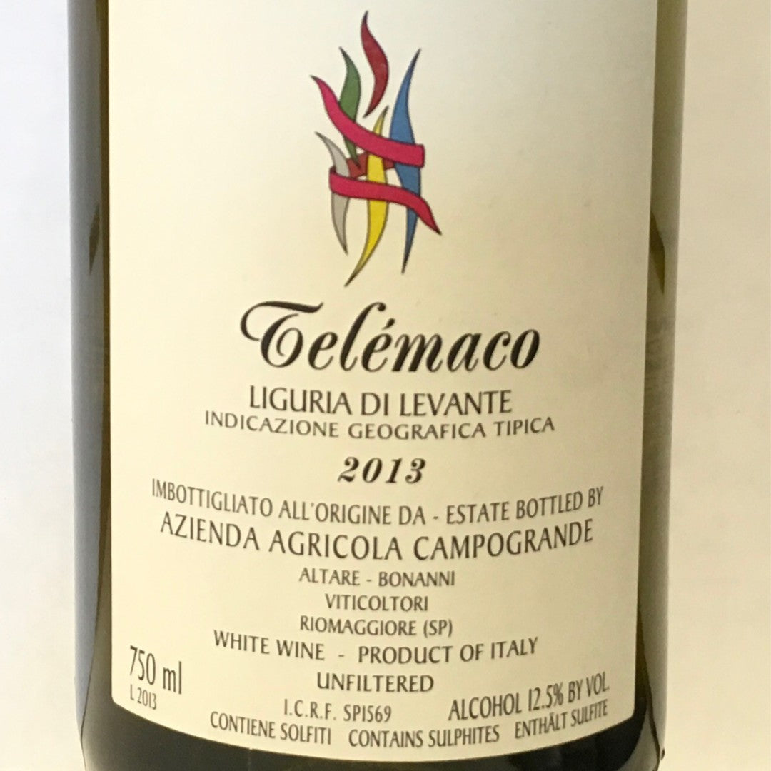 Campogrande 'Telemaco' Italian Wine from Liguria di Levante Region