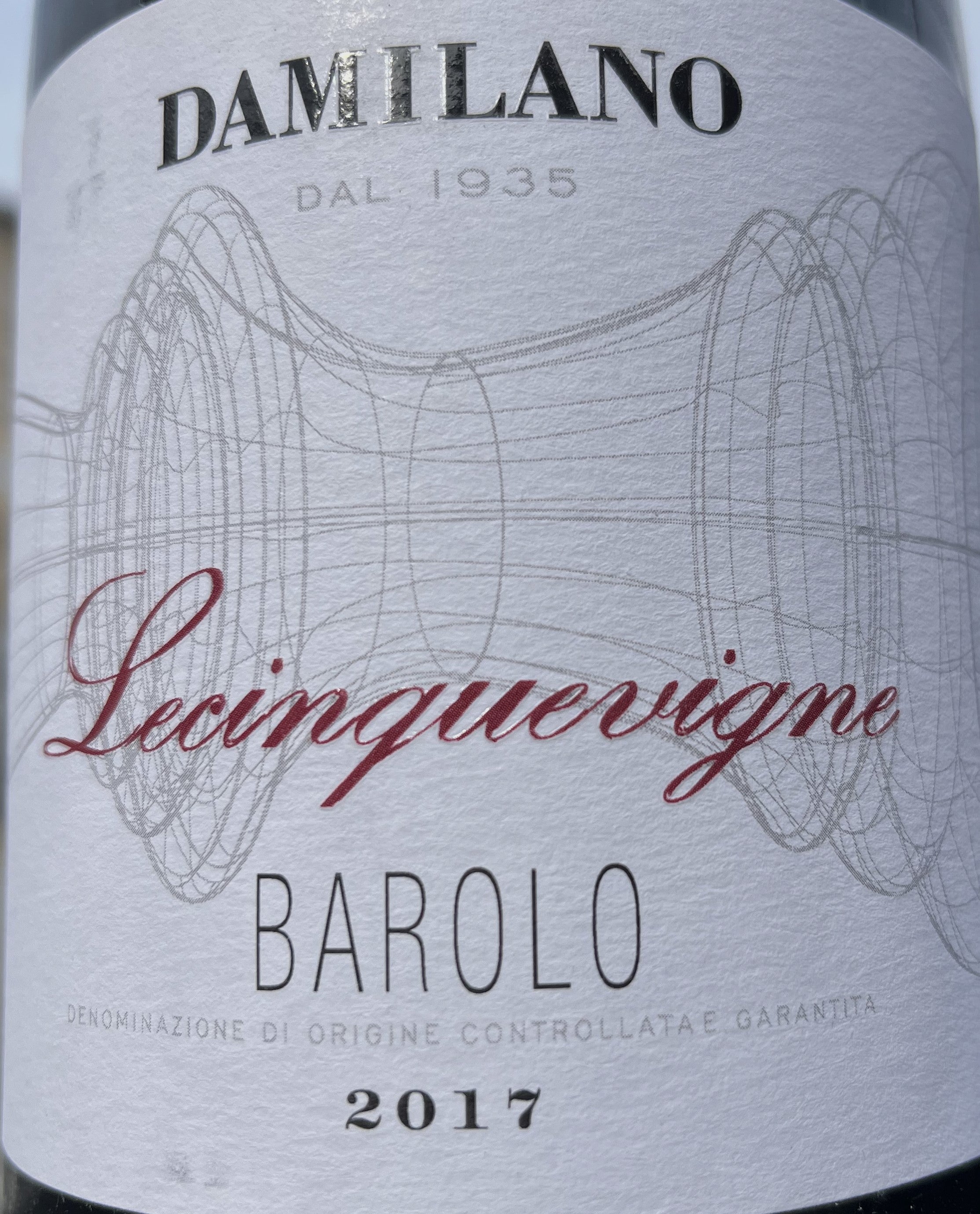 Damilano 'Lecinquevigne' Italian Barolo Red Wine