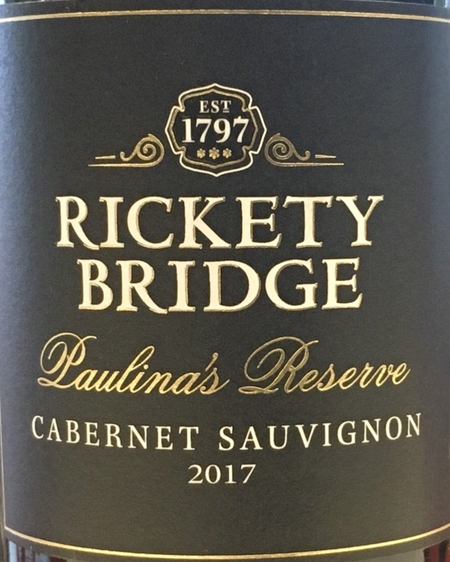Paulina's Reserve Rickety Bridge - Premium 2017 Cabernet Sauvignon
