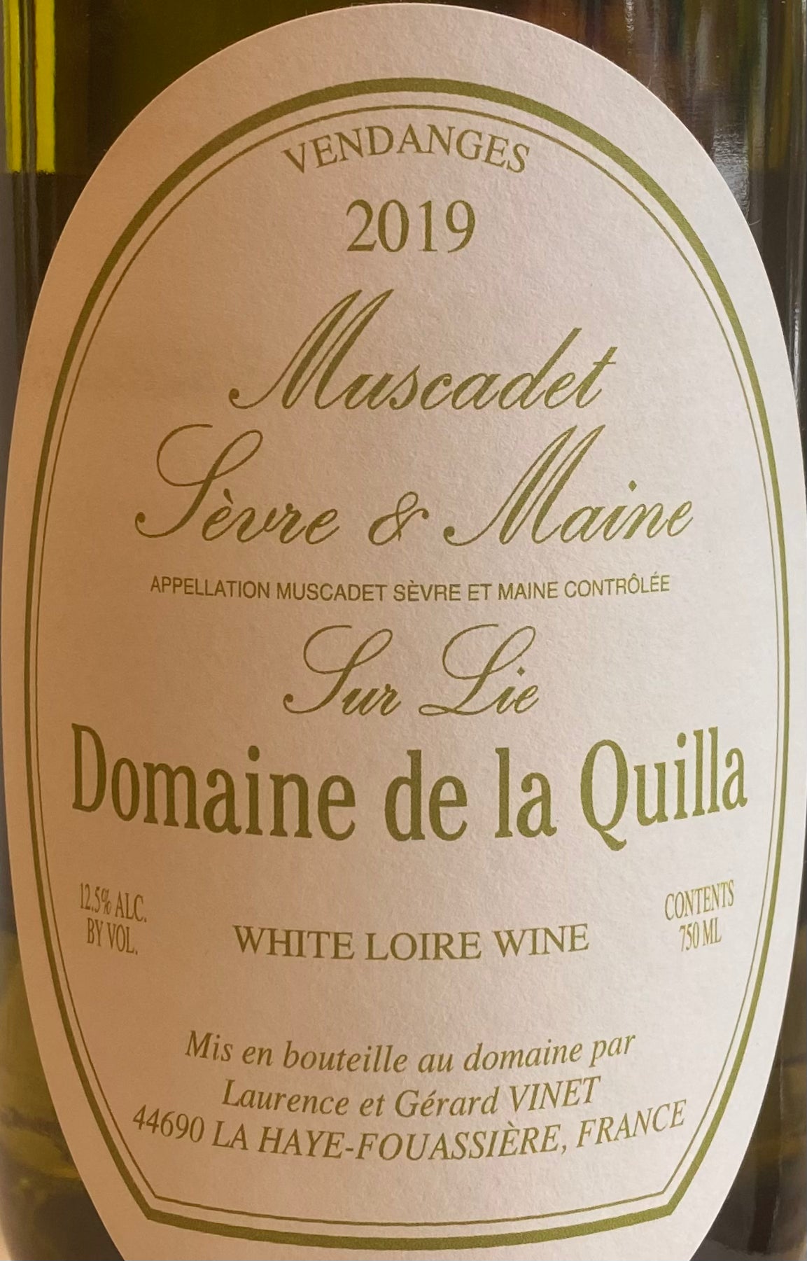 Domaine de la Quilla - Premium Muscadet Wine from Sevre & Maine Sur Lie Region