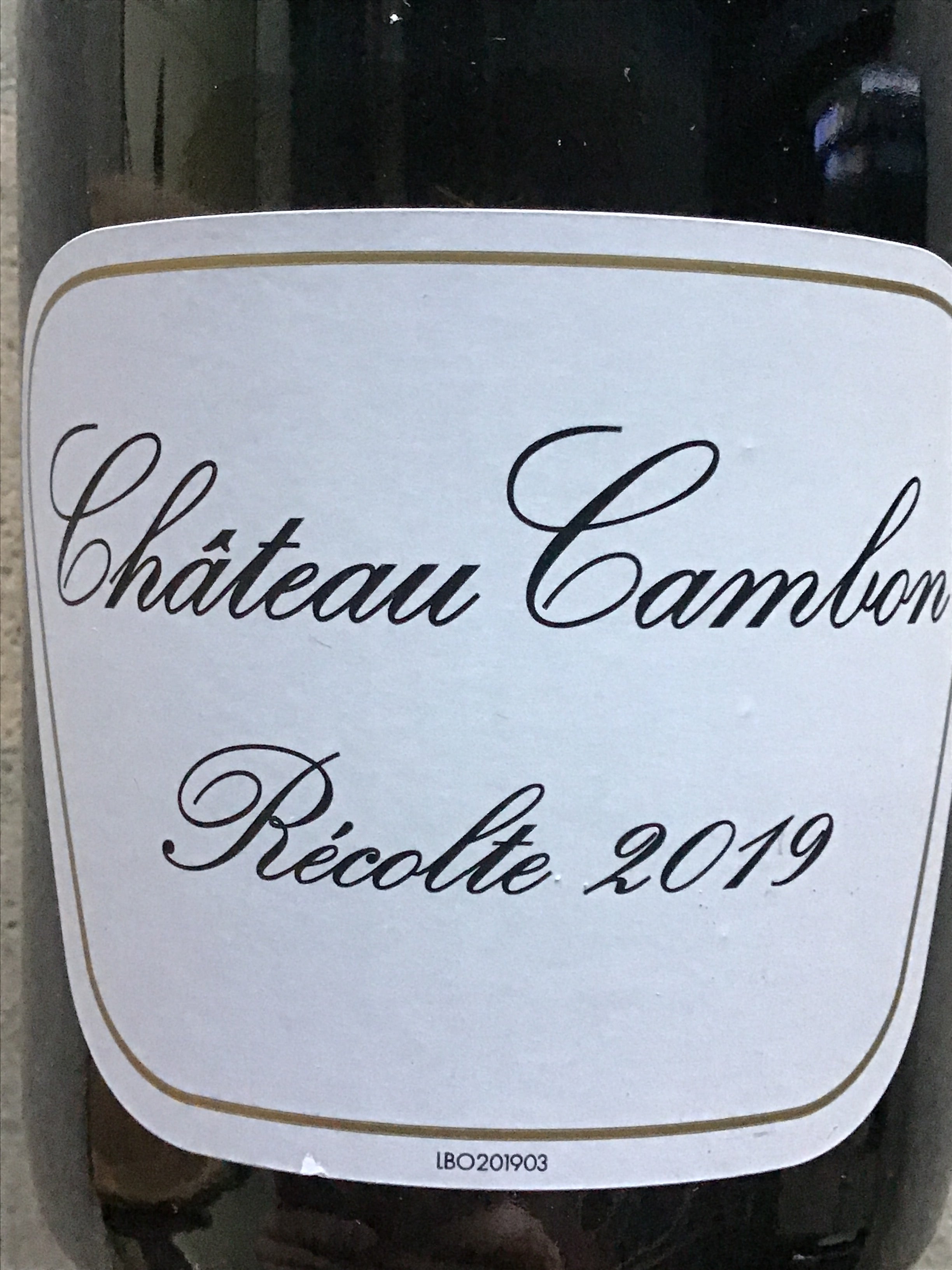 Château Cambon - Beaujolais Red Wine 2019 Vintage