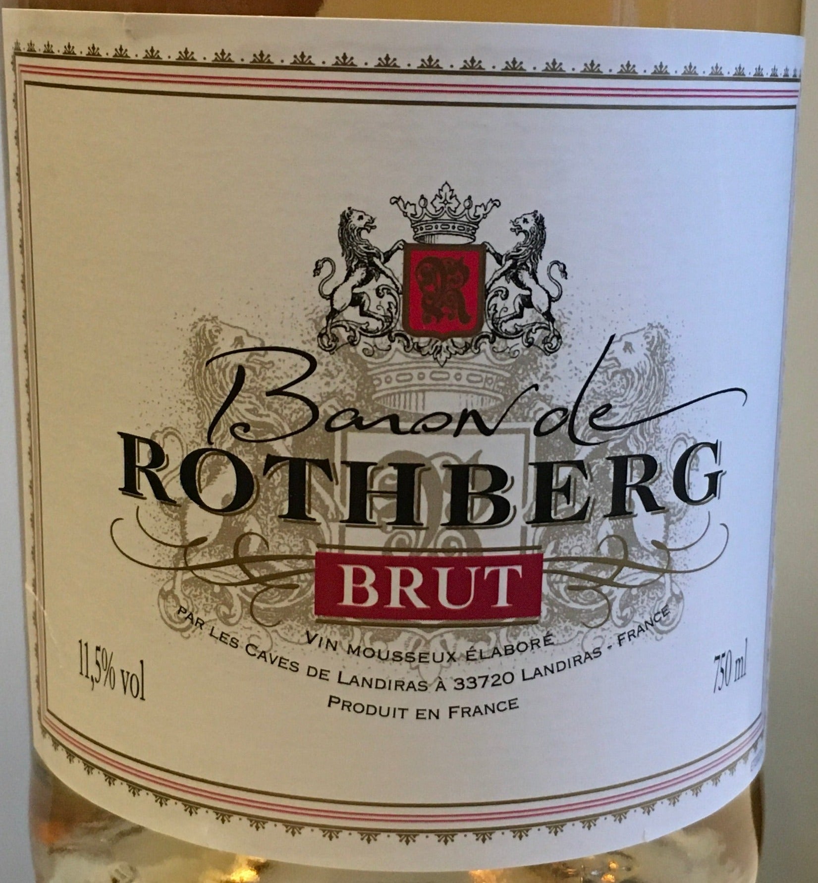 Sparkling Rose Wine - Baron de Rothberg