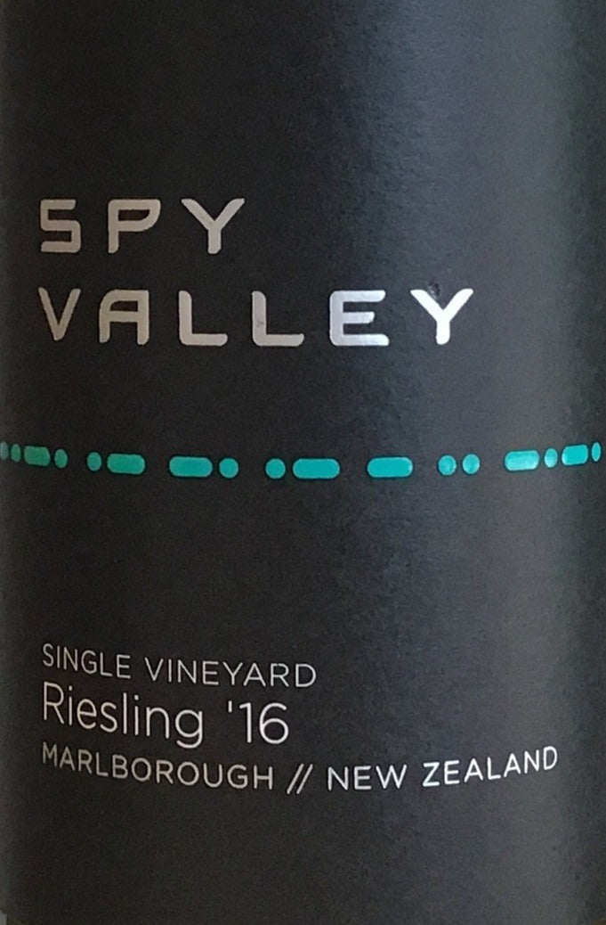 2016 Spy Valley Dry Riesling from Marlborough, New Zealand