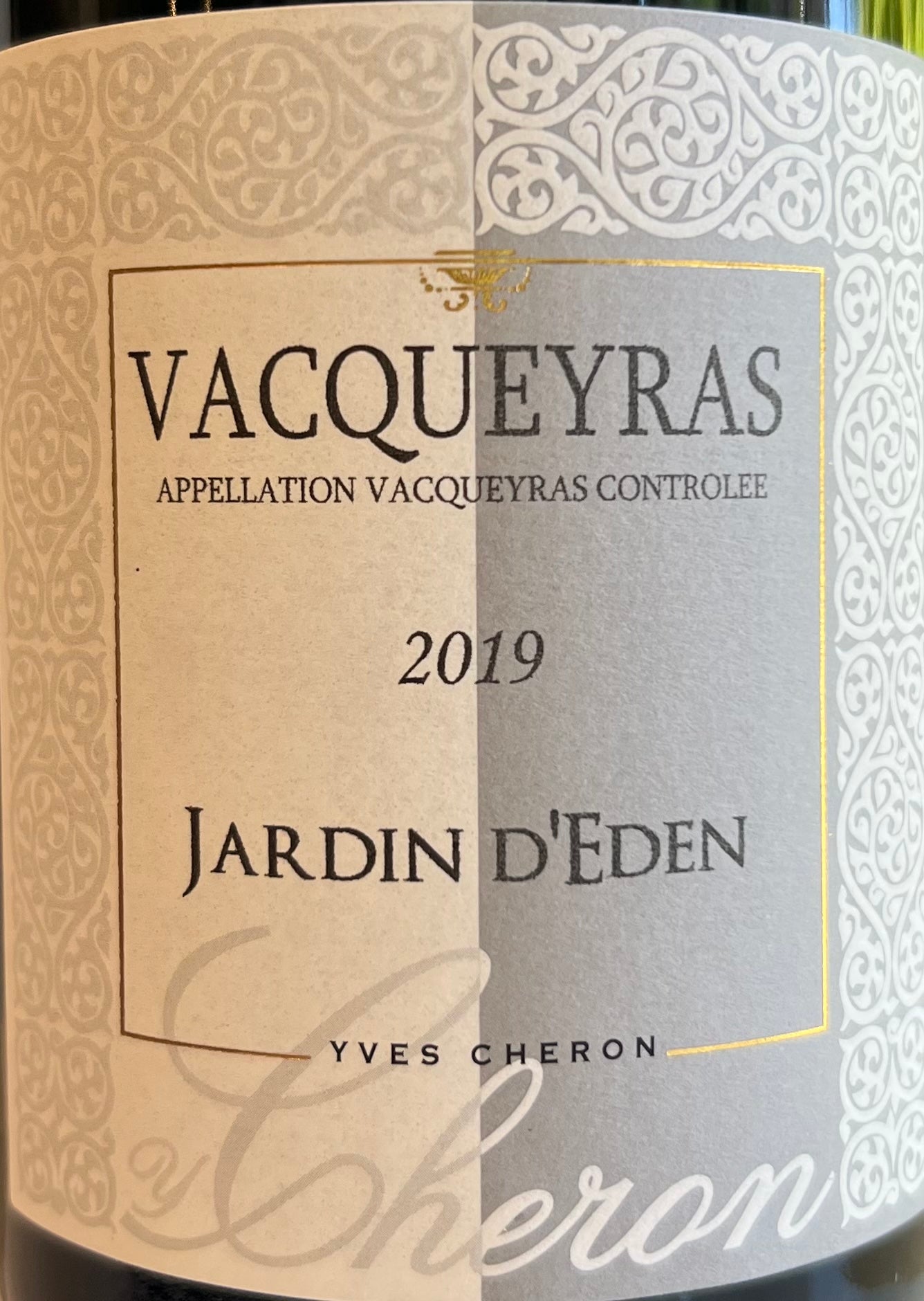 Domaine Yves Cheron 'Garden of Eden' Red Wine - Vacqueyras, Southern Rhone, France