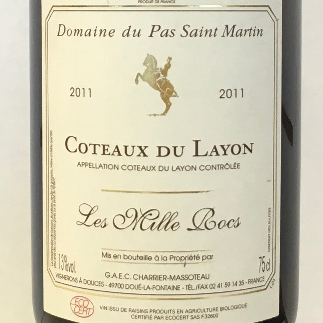 White Wine - Pas Saint Martin 'Les Mille Rocs' from Coteaux du Layon