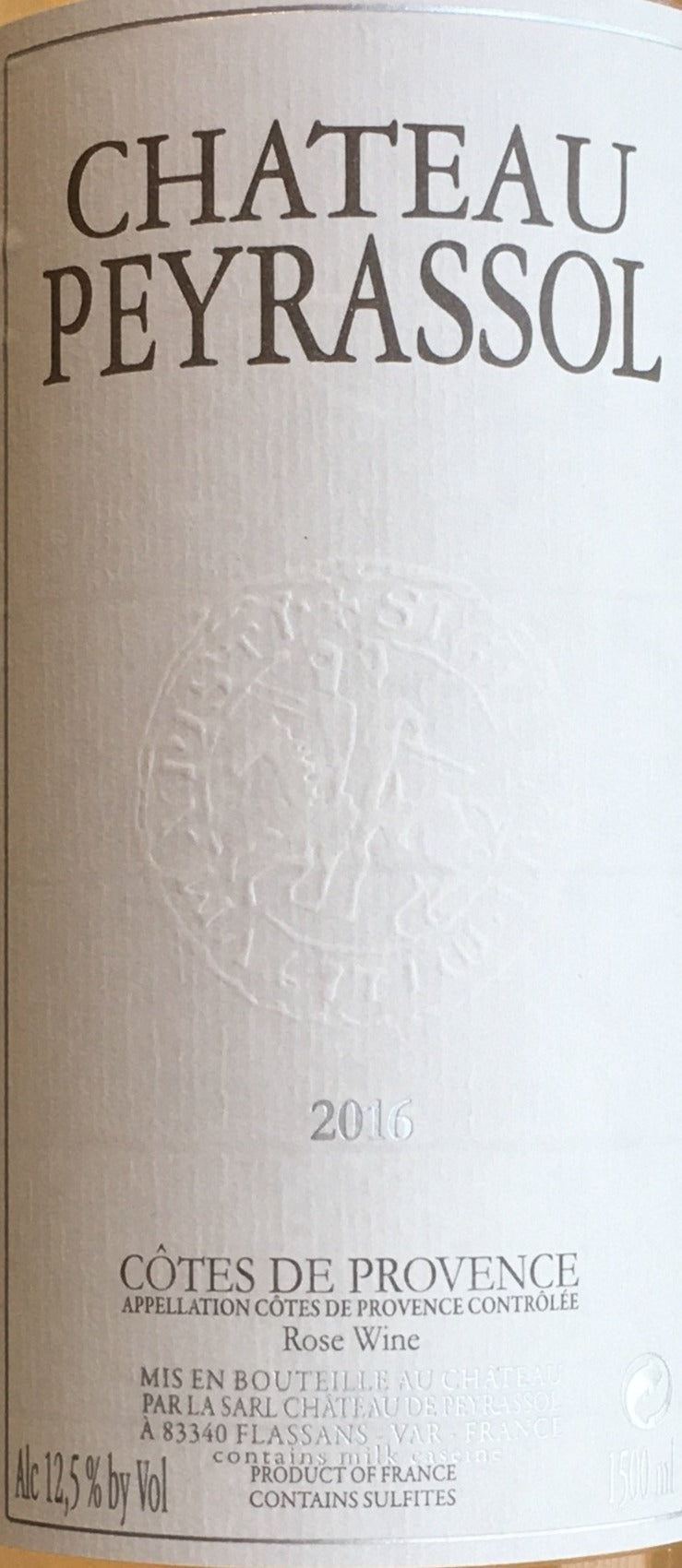 2016 Chateau de Peyrassol 1.5L Magnum Rose Wine