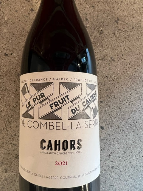 Combel La Serre Le Pur Fruit Du Causse Organic French Red Wine - Cahors, Malbec 2021
