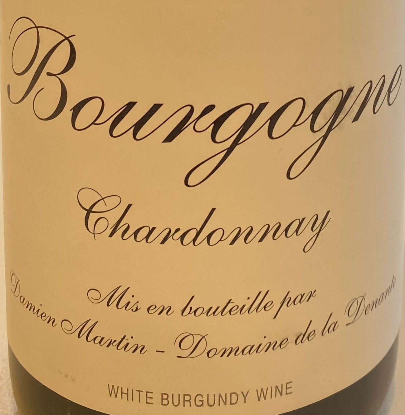 Domaine de la Denante White Wine from Bourgogne, a Fine Chardonnay