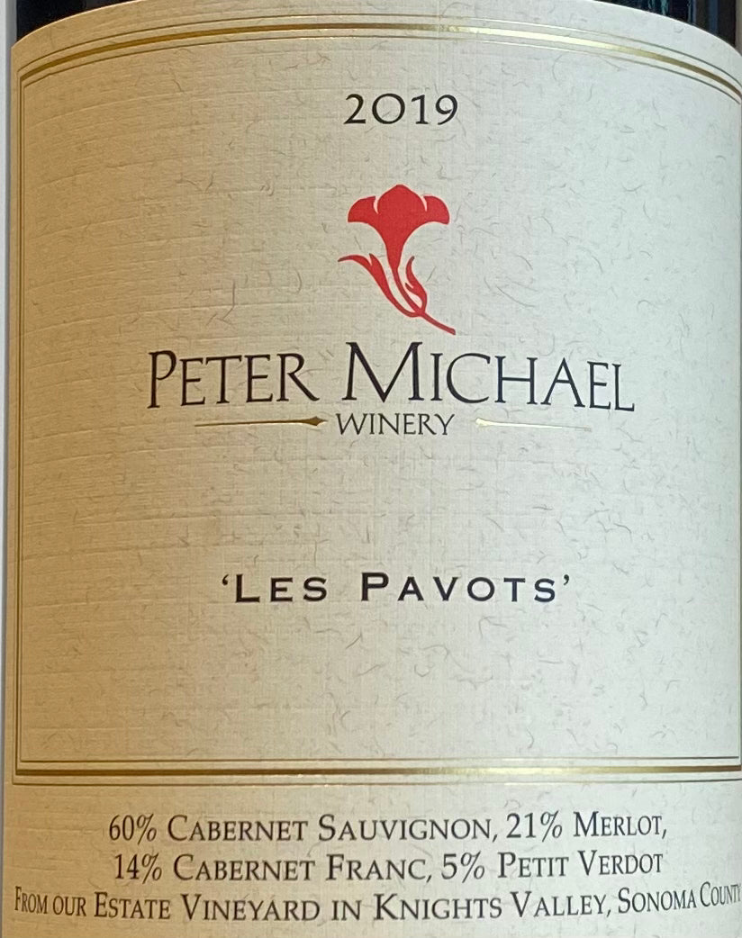 2019 Peter Michael 'Les Pavots' Premium Red Blend from California