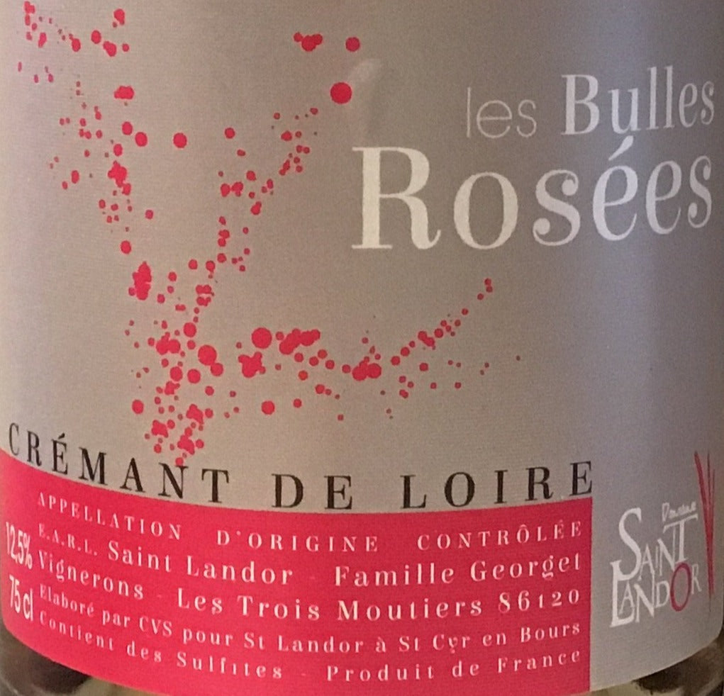 Domaine Saint Landor's Rose Cremant de Loire Sparkling Wine