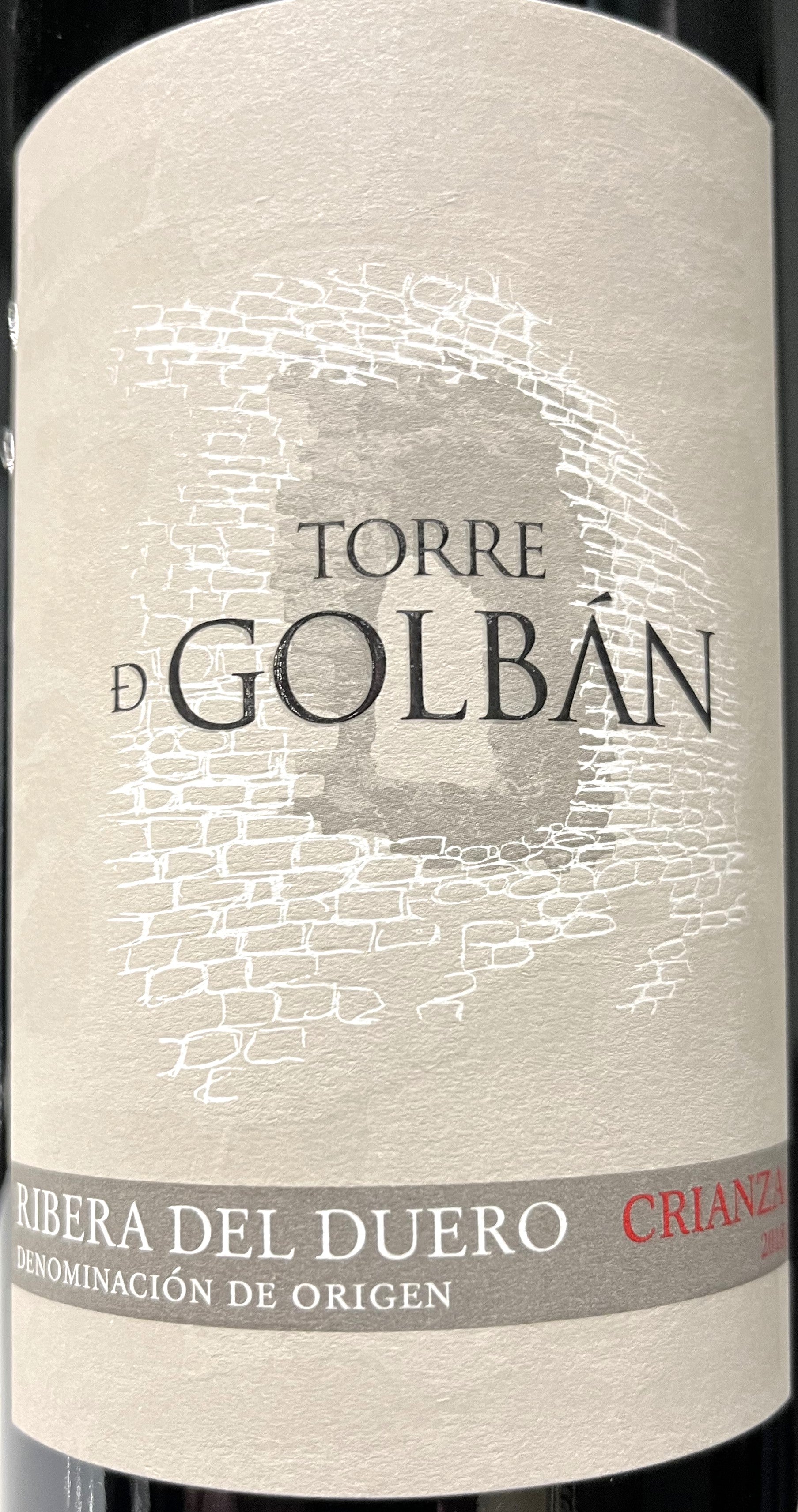 Torre D Golban Crianza Red Wine - 2018 Vintage from Ribera Del Duero, Spain